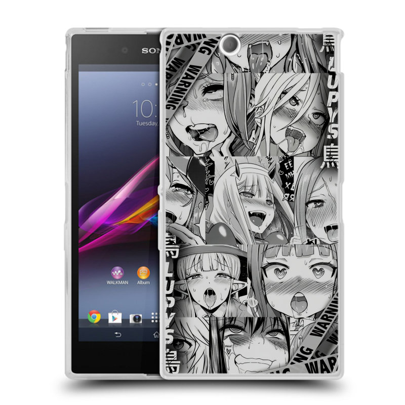 Силиконовый чехол на Sony Xperia Z Ultra с принтом Ahegao Ахегао Аниме Силиконовый чехол на Sony Xperia Z Ultra с принтом Ahegao Ахегао Аниме