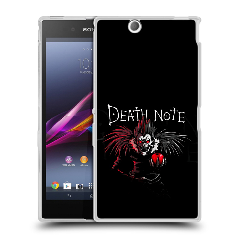 Силиконовый чехол на Sony Xperia Z Ultra с принтом Death note Тетрадь смерти Силиконовый чехол на Sony Xperia Z Ultra с принтом Death note Тетрадь смерти