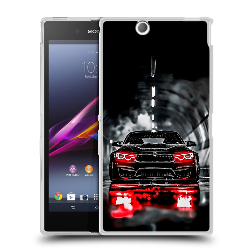 Силиконовый чехол на Sony Xperia Z Ultra с принтом BMW БМВ Силиконовый чехол на Sony Xperia Z Ultra с принтом BMW БМВ