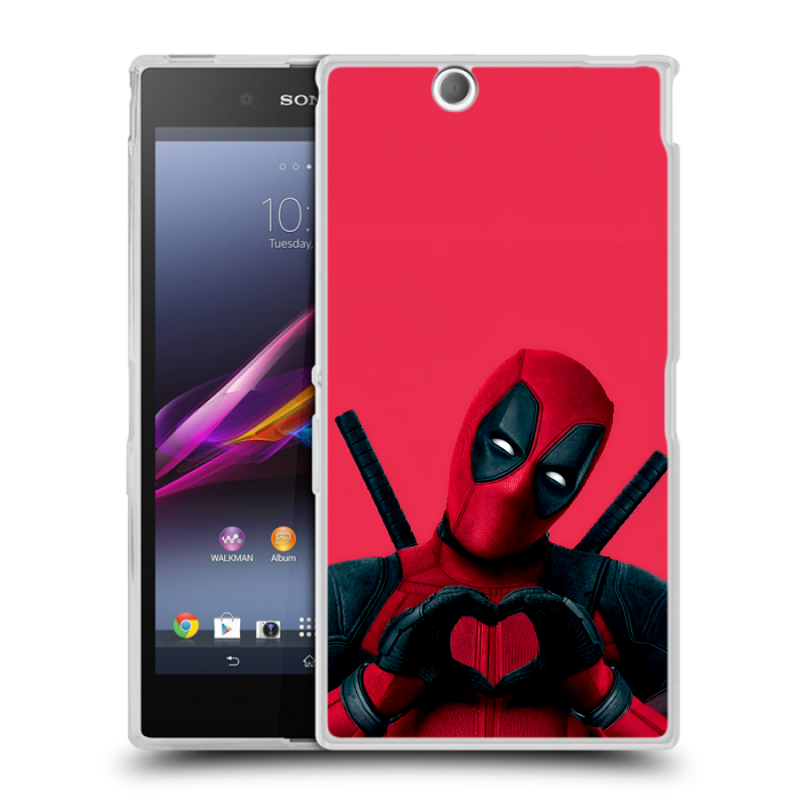 Силиконовый чехол на Sony Xperia Z Ultra с принтом Дедпул Deadpool Силиконовый чехол на Sony Xperia Z Ultra с принтом Дедпул Deadpool