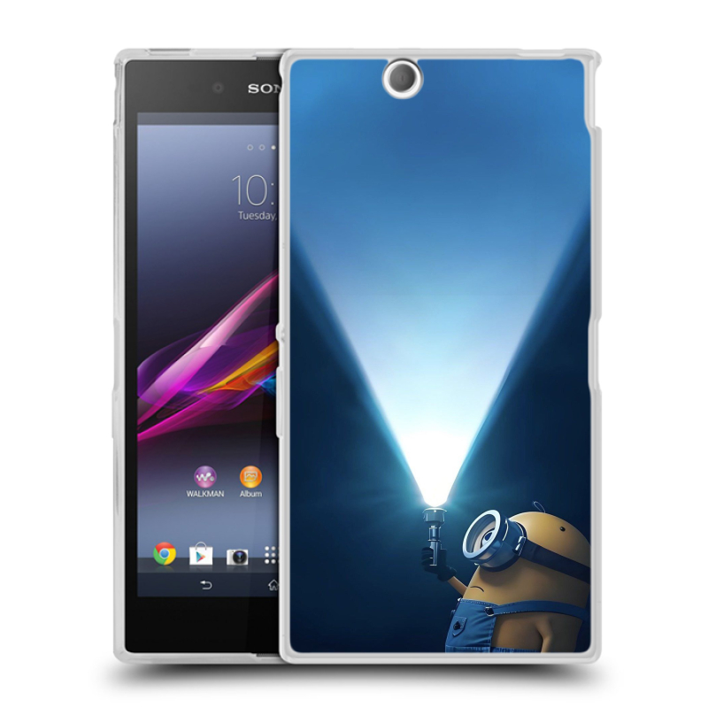 Силиконовый чехол на Sony Xperia Z Ultra с принтом Миньоны Силиконовый чехол на Sony Xperia Z Ultra с принтом Миньоны