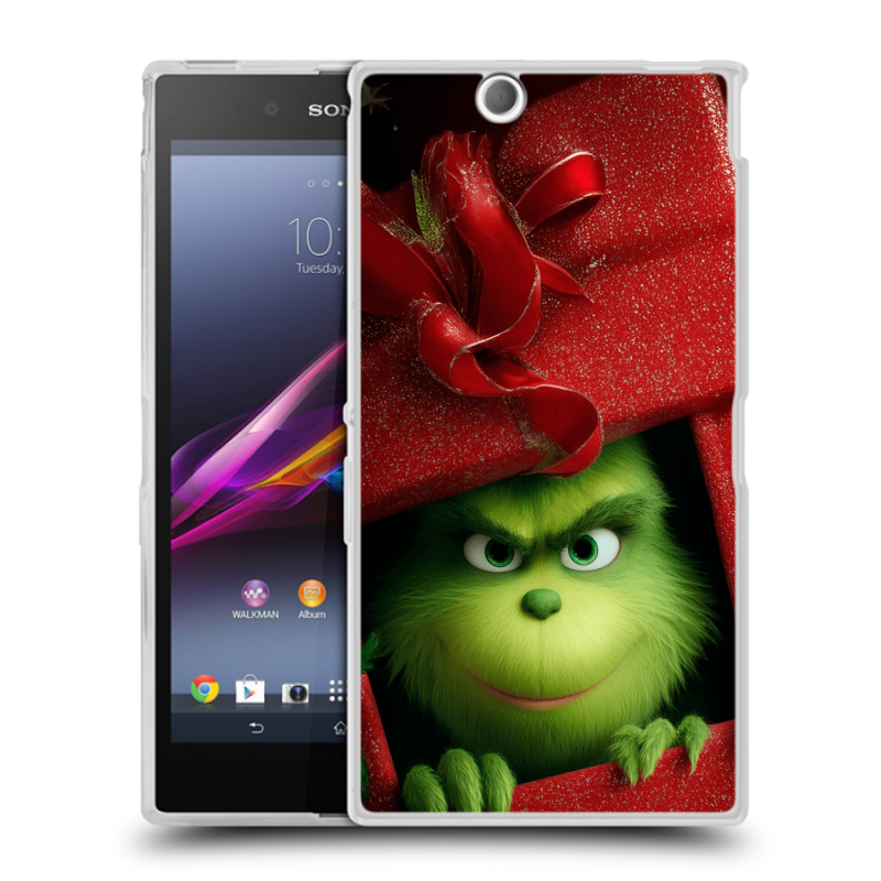 Силиконовый чехол на Sony Xperia Z Ultra с принтом Новый год Силиконовый чехол на Sony Xperia Z Ultra с принтом Новый год
