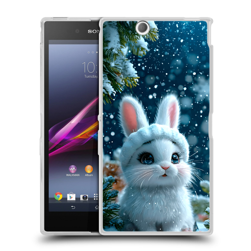 Силиконовый чехол на Sony Xperia Z Ultra с принтом Новый год Силиконовый чехол на Sony Xperia Z Ultra с принтом Новый год
