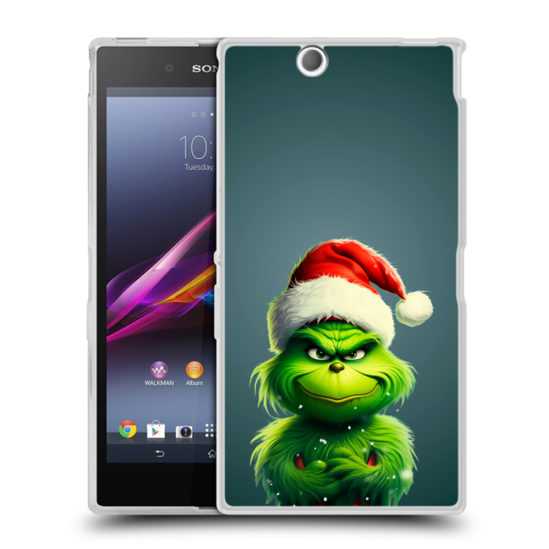 Силиконовый чехол на Sony Xperia Z Ultra с принтом Новый год Силиконовый чехол на Sony Xperia Z Ultra с принтом Новый год