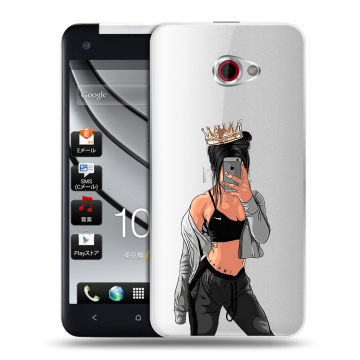 Пластиковый чехол на HTC Butterfly S с принтом Женские принты Пластиковый чехол на HTC Butterfly S с принтом Женские принты