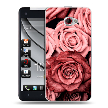 Пластиковый чехол на HTC Butterfly S с принтом Цветы розы Пластиковый чехол на HTC Butterfly S с принтом Цветы розы
