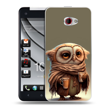 Пластиковый чехол на HTC Butterfly S с принтом Сова Пластиковый чехол на HTC Butterfly S с принтом Сова