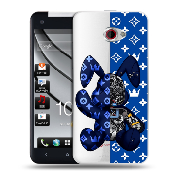 Пластиковый чехол на HTC Butterfly S с принтом Луи робот Пластиковый чехол на HTC Butterfly S с принтом Луи робот