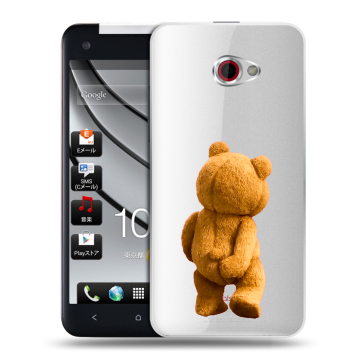 Пластиковый чехол на HTC Butterfly S с принтом Медведь Пластиковый чехол на HTC Butterfly S с принтом Медведь