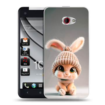 Пластиковый чехол на HTC Butterfly S с принтом Кролик Пластиковый чехол на HTC Butterfly S с принтом Кролик