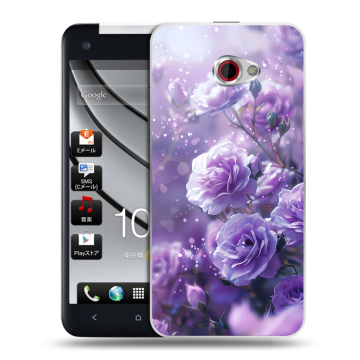 Пластиковый чехол на HTC Butterfly S с принтом Розы цветы Пластиковый чехол на HTC Butterfly S с принтом Розы цветы