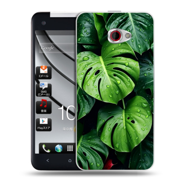 Пластиковый чехол на HTC Butterfly S с принтом Листья Пластиковый чехол на HTC Butterfly S с принтом Листья