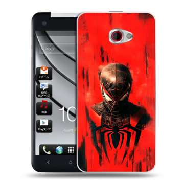 Пластиковый чехол на HTC Butterfly S с принтом человек паук spiderman Пластиковый чехол на HTC Butterfly S с принтом человек паук spiderman