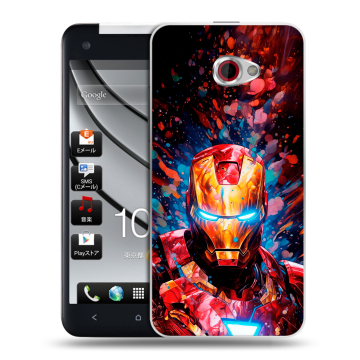 Пластиковый чехол на HTC Butterfly S с принтом Железный человек Ironman Пластиковый чехол на HTC Butterfly S с принтом Железный человек Ironman