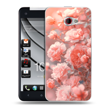 Пластиковый чехол на HTC Butterfly S с принтом Розы цветы Пластиковый чехол на HTC Butterfly S с принтом Розы цветы