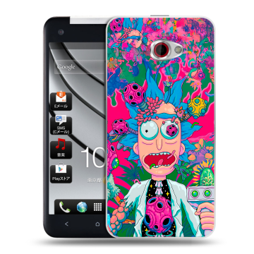 Пластиковый чехол на HTC Butterfly S с принтом Рик и Морти Rick Morty Пластиковый чехол на HTC Butterfly S с принтом Рик и Морти Rick Morty
