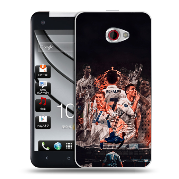 Пластиковый чехол на HTC Butterfly S с принтом Реал Роналдо Real Ronaldo