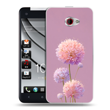 Пластиковый чехол на HTC Butterfly S с принтом Цветы