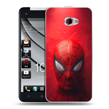 Пластиковый чехол на HTC Butterfly S с принтом Spiderman Человек паук