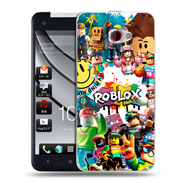 Пластиковый чехол на HTC Butterfly S с принтом Roblox Роблокс Пластиковый чехол на HTC Butterfly S с принтом Roblox Роблокс