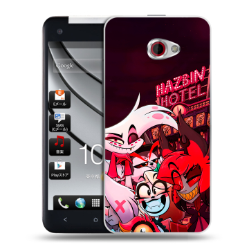 Пластиковый чехол на HTC Butterfly S с принтом Hazbin Hotel Отель Хазбин Пластиковый чехол на HTC Butterfly S с принтом Hazbin Hotel Отель Хазбин