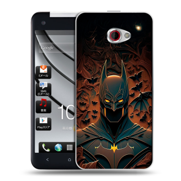 Пластиковый чехол на HTC Butterfly S с принтом Batman Бэтмен