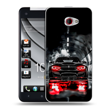 Пластиковый чехол на HTC Butterfly S с принтом BMW БМВ Пластиковый чехол на HTC Butterfly S с принтом BMW БМВ