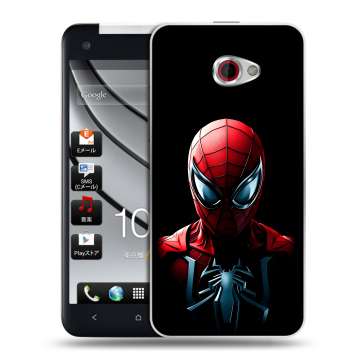 Пластиковый чехол на HTC Butterfly S с принтом Spiderman Человек паук