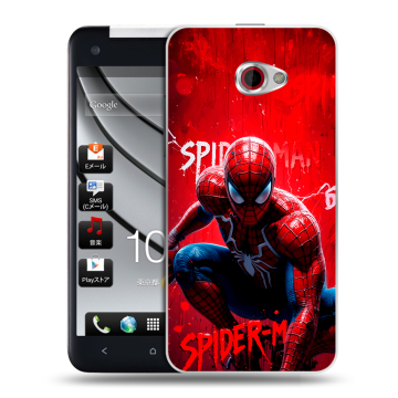 Пластиковый чехол на HTC Butterfly S с принтом Spiderman Человек паук Пластиковый чехол на HTC Butterfly S с принтом Spiderman Человек паук