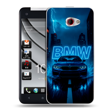Пластиковый чехол на HTC Butterfly S с принтом BMW БМВ