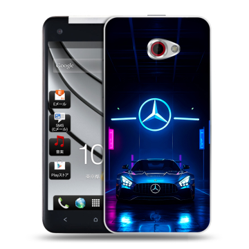 Пластиковый чехол на HTC Butterfly S с принтом Mercedes Мерседес Пластиковый чехол на HTC Butterfly S с принтом Mercedes Мерседес
