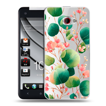 Пластиковый чехол на HTC Butterfly S с принтом женский
