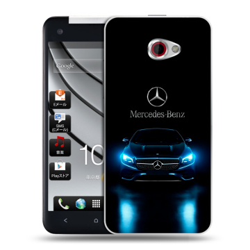 Пластиковый чехол на HTC Butterfly S с принтом Mercedes Мерседес