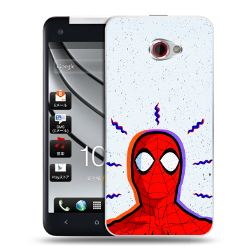 Пластиковый чехол на HTC Butterfly S с принтом Spiderman Человек паук