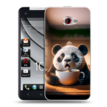 Пластиковый чехол на HTC Butterfly S с принтом смешная панда Пластиковый чехол на HTC Butterfly S с принтом смешная панда