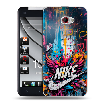 Пластиковый чехол на HTC Butterfly S с принтом Nike Найк Пластиковый чехол на HTC Butterfly S с принтом Nike Найк