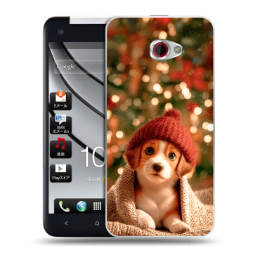 Пластиковый чехол на HTC Butterfly S с принтом Новый год Пластиковый чехол на HTC Butterfly S с принтом Новый год