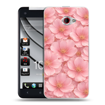 Пластиковый чехол на HTC Butterfly S с принтом женский