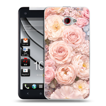 Пластиковый чехол на HTC Butterfly S с принтом женский Пластиковый чехол на HTC Butterfly S с принтом женский