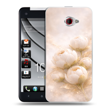 Пластиковый чехол на HTC Butterfly S с принтом женский Пластиковый чехол на HTC Butterfly S с принтом женский