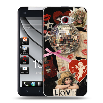 Пластиковый чехол на HTC Butterfly S с принтом для девочек