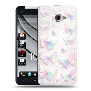 Пластиковый чехол на HTC Butterfly S с принтом женский Пластиковый чехол на HTC Butterfly S с принтом женский