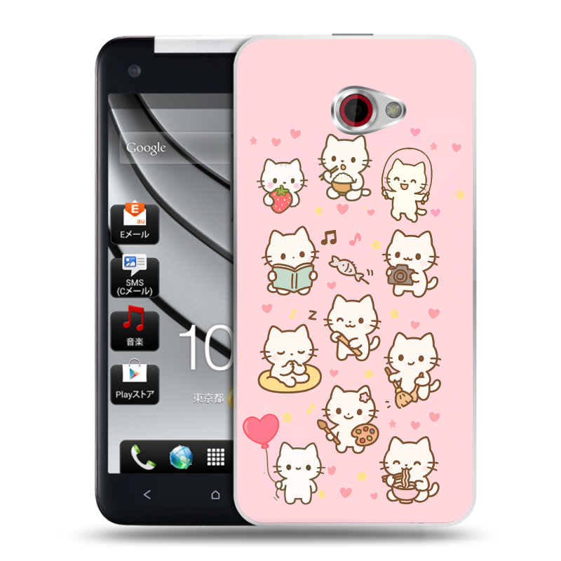 Пластиковый чехол на HTC Butterfly S с принтом Hello Kitty Хелоу Кити Пластиковый чехол на HTC Butterfly S с принтом Hello Kitty Хелоу Кити