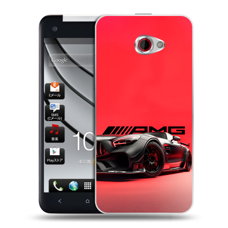 Пластиковый чехол на HTC Butterfly S с принтом Мерседес Mercedes AMG Пластиковый чехол на HTC Butterfly S с принтом Мерседес Mercedes AMG