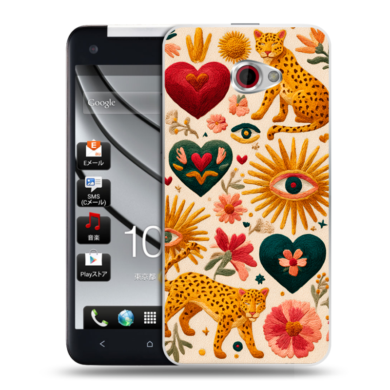 Пластиковый чехол на HTC Butterfly S с принтом Модный принт Пластиковый чехол на HTC Butterfly S с принтом Модный принт