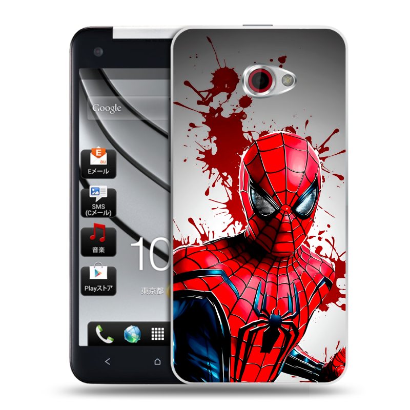 Пластиковый чехол на HTC Butterfly S с принтом Spiderman Человек паук Пластиковый чехол на HTC Butterfly S с принтом Spiderman Человек паук