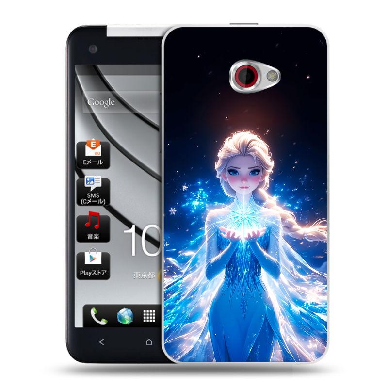 Пластиковый чехол на HTC Butterfly S с принтом Холодное сердце Frozen Пластиковый чехол на HTC Butterfly S с принтом Холодное сердце Frozen
