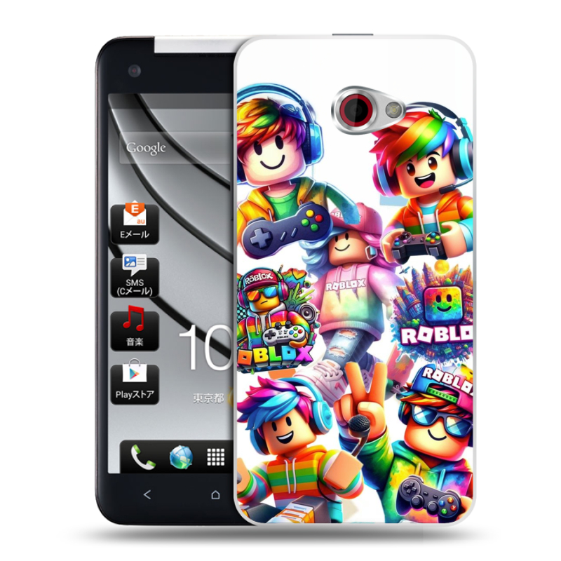 Пластиковый чехол на HTC Butterfly S с принтом Roblox Роблокс Пластиковый чехол на HTC Butterfly S с принтом Roblox Роблокс