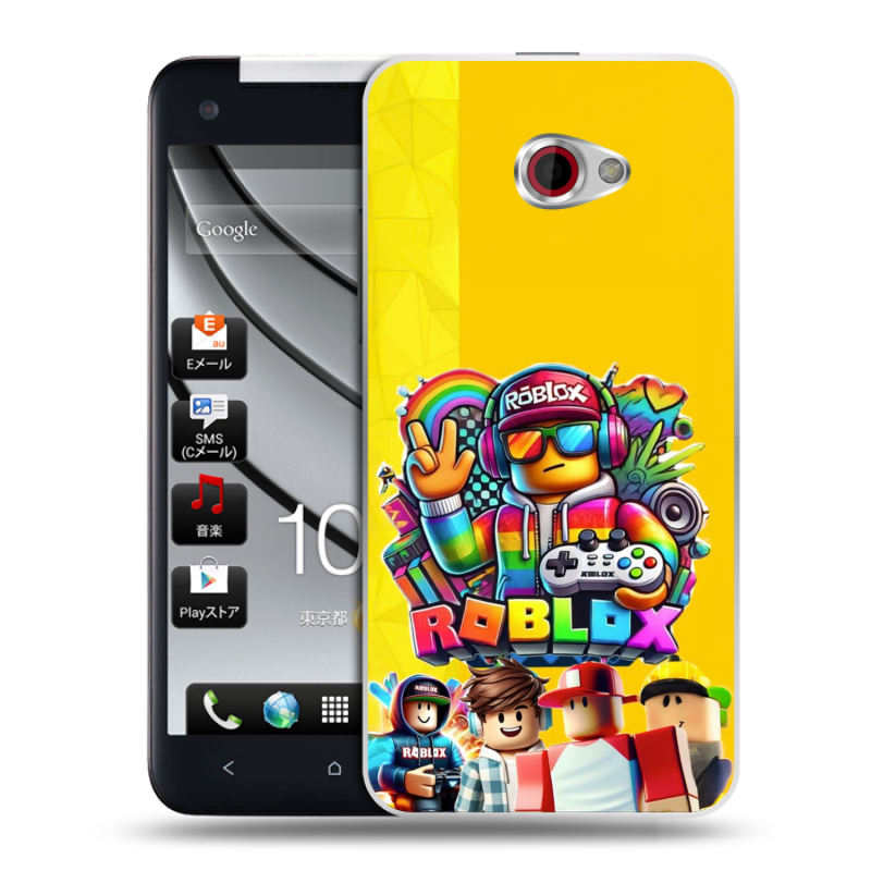 Пластиковый чехол на HTC Butterfly S с принтом Roblox Роблокс Пластиковый чехол на HTC Butterfly S с принтом Roblox Роблокс