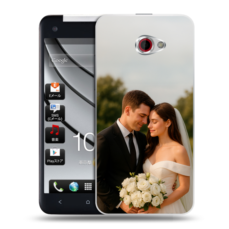 Пластиковый чехол на HTC Butterfly S с принтом со своим фото Пластиковый чехол на HTC Butterfly S с принтом со своим фото